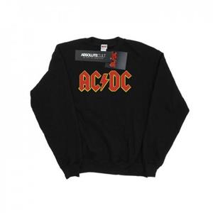 AC/DC Sweatshirt met rood logo voor meisjes 12-13 zwart