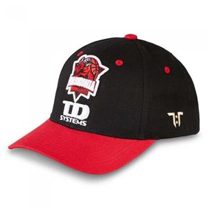 Pertemba FR - Apparel Tokyo Time Vitoria Gasteiz Saski Baskonia baseballpet voor volwassenen, uniseks One Size zwart/rood