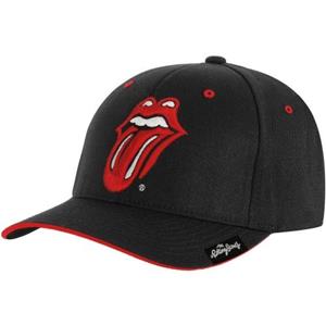 The Rolling Stones De Rolling Stones unisex honkbalpet met logo voor volwassenen One Size zwart
