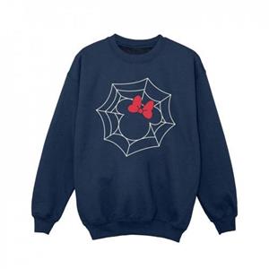 Disney meisjes Minnie Mouse spinnenwebsweatshirt 12-13 zwart