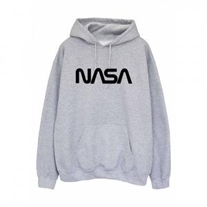 NASA heren moderne logo hoodie L wit