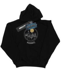 Harry Potter heren Zweinstein cirkel hoodie L zwart