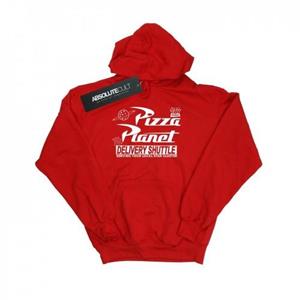 Disney Heren Toy Story Pizza Planet Logo Hoodie L rood