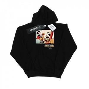 Disney Heren Mickey Mouse Building A Building Hoodie M wit