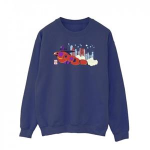 Disney Big Hero 6 Baymax Hiro Bridge-sweatshirt voor heren L wit