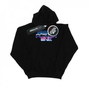 Ready Player One Heren hoodie met gradiëntlogo M wit