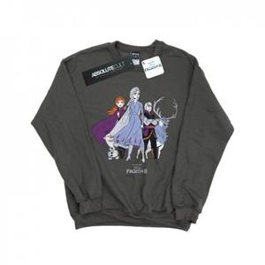 Disney Frozen 2 Distressed Group-sweatshirt voor heren L houtskool