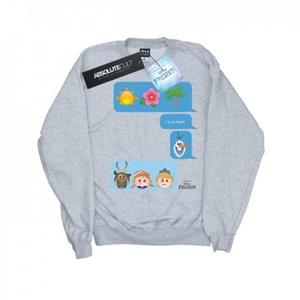 Disney Frozen I Love Heat Sweatshirt voor heren L grijs