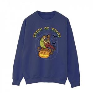 Scooby Doo Trick or Treat-sweatshirt voor heren L marineblauwe kleur