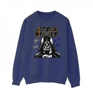 Star Wars Heren Darth Vader Comp Logo Sweatshirt L marineblauwe kleur