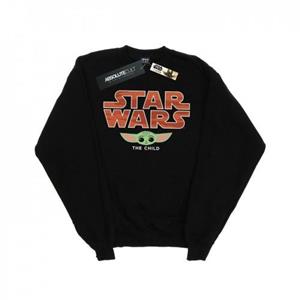 Star Wars Heren The Mandalorian The Child Sunset Sweatshirt L zwart