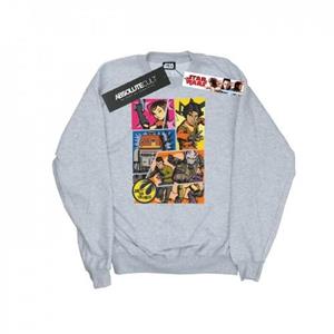Star Wars Mens Rebels Comic Strip Sweatshirt L wit