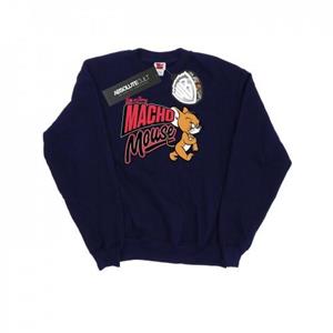 Tom And Jerry Mens Macho Mouse Sweatshirt L wit