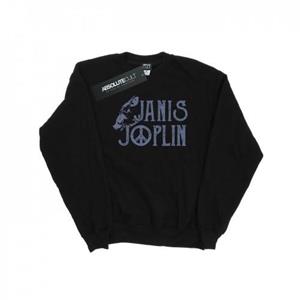Pertemba FR - Apparel Janis Joplin herentype logo-sweatshirt L zwart