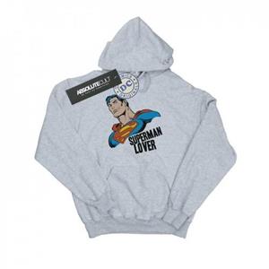 DC Comics Heren Superman Lover-hoodie L grijs