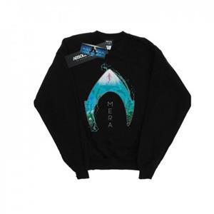 DC Comics Aquaman Mera Ocean-logo herensweatshirt L zwart