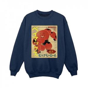 Disney Boys Big Hero 6 Baymax Baymax Krant Sweatshirt 5-6 Years wit