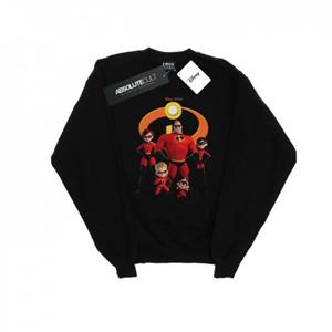 Disney Boys Incredibles 2 Groepslogo Sweatshirt 12-13 zwart