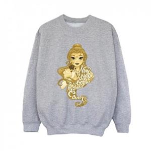 Disney Boys Belle en het beest oordelen nooit sweatshirt 9-11 Years wit