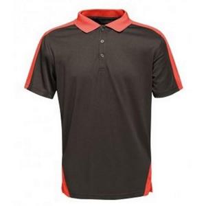 Regatta Contrast Coolweave piqué poloshirt XS grijs/zwart