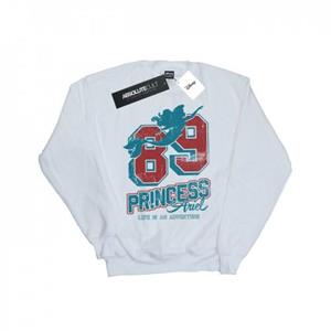 Disney meisjes prinses Ariel 89 Varsity sweatshirt 12-13 wit