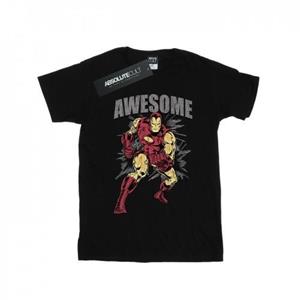 Marvel Boys geweldig Iron Man T-shirt 12-13 wit