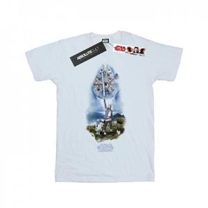 Star Wars Boys The Last Jedi Rey Lightsaber T-Shirt 12-13 wit
