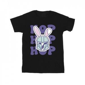 Star Wars Boys The Mandalorian Hop Into Easter T-shirt 12-13 wit
