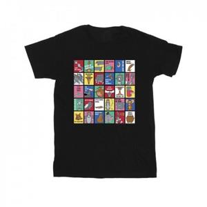 Tom And Jerry Boys Grid Squares T-Shirt 3-4 Years wit