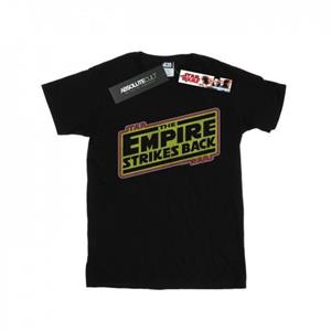 Star Wars Boys The Empire Strikes Back Logo T-Shirt 12-13 zwart