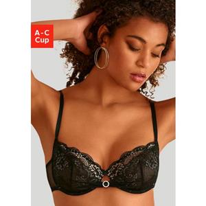 Lascana Beugel-bh met chique ringaccessoire, van extravagante kant, sexy lingerie