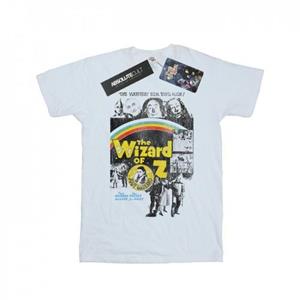 The Wizard Of Oz De tovenaar van Oz meisjes noodlijdende filmposter katoenen T-shirt 12-13 wit