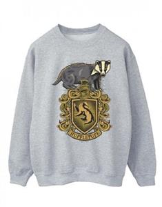 Harry Potter Mens Hufflepuff Sketch Crest Sweatshirt L wit