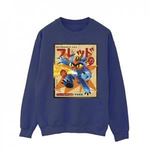 Disney Heren Big Hero 6 Baymax Fred Krant Sweatshirt L wit