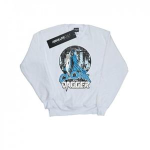Marvel heren mantel en dolk retro sweatshirt S wit