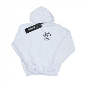 Pertemba FR - Apparel Janis Joplin heren overzicht geschetst hoodie L wit