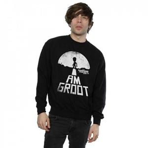 Marvel Heren Guardians of the Galaxy I Am Groot Wit Sweatshirt L zwart