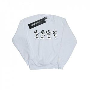 Disney Heren Mickey Mouse Vier Emoties Sweatshirt XL wit