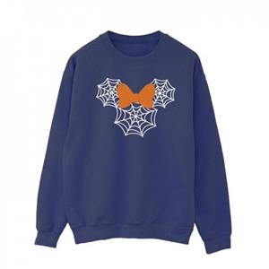 Disney Heren Minnie Mouse spinnenwebhoofdsweater L marineblauwe kleur