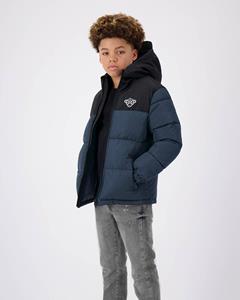 Black Bananas Peek Puffer Jas Kids Donkerblauw - 