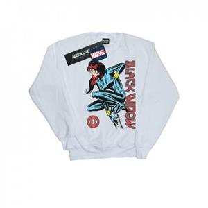 Marvel Black Widow In Action-sweatshirt voor heren L wit