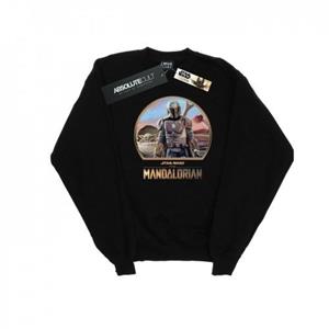 Star Wars Heren The Mandalorian Mando en het kind Sweatshirt M wit