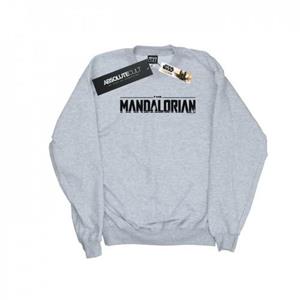 Star Wars Heren Sweatshirt met het Mandalorian-logo L grijs