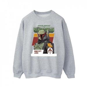 Star Wars Heren The Mandalorian Boba Fett Lives Sweatshirt M wit