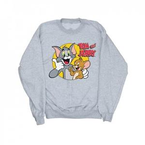 Tom And Jerry Mens Thumbs Up Sweatshirt L wit