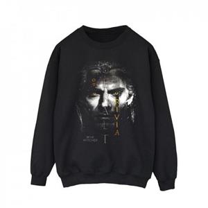Pertemba FR - Apparel Netflix Heren The Witcher Geralt Glowing Eyes Sweatshirt L zwart