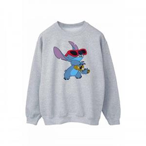 Disney Lilo en Stitch gitaarsweater voor heren L grijs