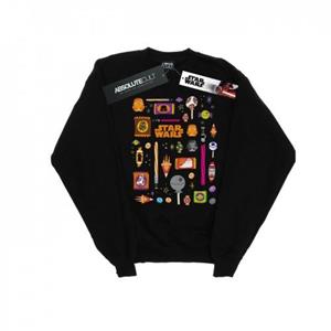 Star Wars Mens Halloween Treats Sweatshirt L zwart