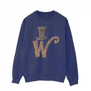 Pertemba FR - Apparel Willy Wonka heren W-logo hoed sweatshirt L wit