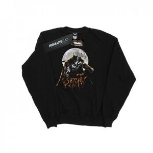 DC Comics Heren Batman Arkham Knight Halloween Maan Sweatshirt L zwart